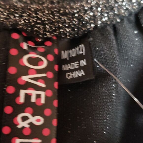 🌹NWT Boho Love and Let Love Sliver Sparkeling Romper sz M 10/12 - Picture 4 of 6